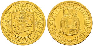 2 Ducat Tschechoslowakei  (1918-1992) Gold 