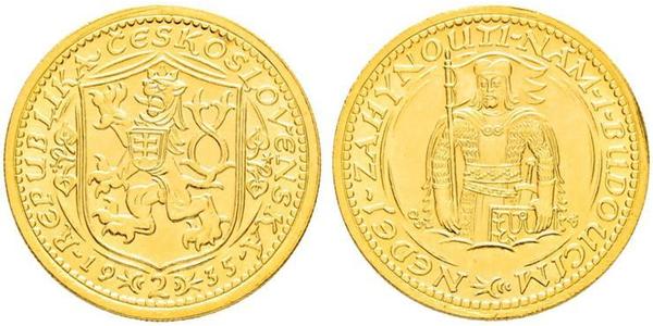 2 Ducat Tschechoslowakei  (1918-1992) Gold 