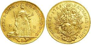 2 Ducat Royaume de Hongrie (1000-1918) Or Maria Theresa of Austria (1717 - 1780)