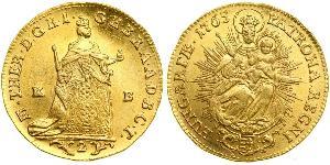 2 Ducat Royaume de Hongrie (1000-1918) Or Maria Theresa of Austria (1717 - 1780)