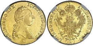 2 Ducat Saint-Empire romain germanique (962-1806) Or Joseph II, Holy Roman Emperor  (1741 - 1790)