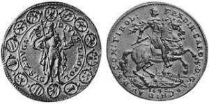 2 Ducat Saint-Empire romain germanique (962-1806) Or Ferdinand-Charles d