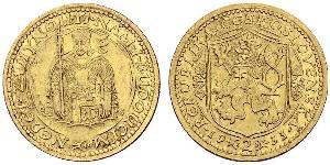 2 Ducat Tchécoslovaquie  (1918-1992) Or 