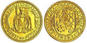 2 Ducat Tchécoslovaquie  (1918-1992) Or 