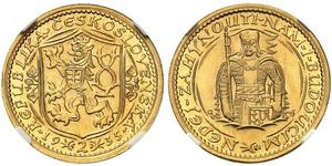 2 Ducat Tchécoslovaquie  (1918-1992) Or 