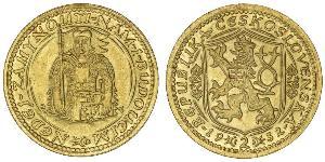 2 Ducat Tchécoslovaquie  (1918-1992) Or 