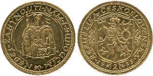 2 Ducat Tchécoslovaquie  (1918-1992) Or 