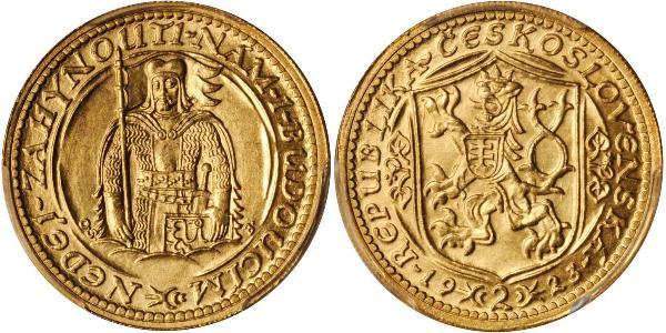 2 Ducat Cecoslovacchia  (1918-1992) Oro 