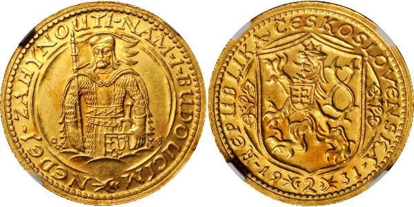 2 Ducat Cecoslovacchia  (1918-1992) Oro 