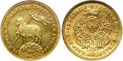 2 Ducat Stati federali della Germania Oro 