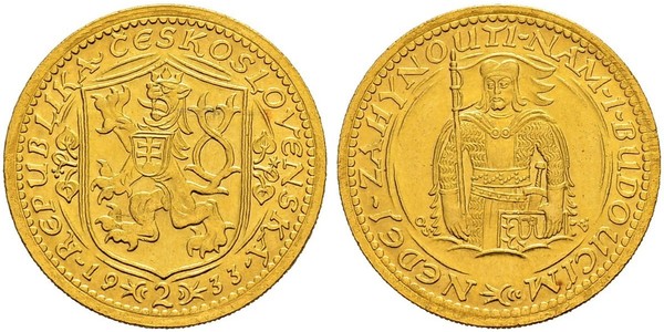 2 Ducat Czechoslovakia (1918-1992) 金 