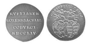 2 Ducat Principality of Ansbach (1398–1792) 金 Charles William Frederick, Margrave of Brandenburg-Ansbach (1712 – 1757)