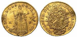 2 Ducat 匈牙利王国 金 玛丽亚·特蕾西亚 (1717 - 1780)