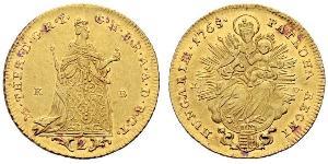 2 Ducat 匈牙利王国 金 玛丽亚·特蕾西亚 (1717 - 1780)