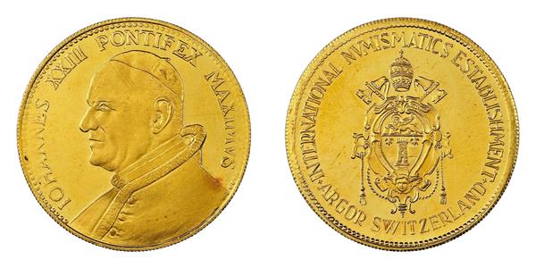 2 Ducat 梵蒂冈 金 Pope John XIII