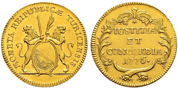 2 Ducat 瑞士 金 