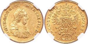 2 Ducat 神圣罗马帝国 (962 - 1806) 金 玛丽亚·特蕾西亚 (1717 - 1780)