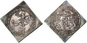 2 Ducaton Repubblica delle Sette Province Unite (1581 - 1795) Argento 