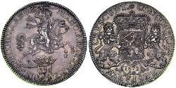 2 Ducaton Provincias Unidas de los Países Bajos (1581 - 1795) Plata 