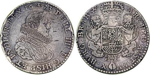 2 Ducaton Provincias Unidas de los Países Bajos (1581 - 1795) Plata Felipe IV de España (1605 -1665)