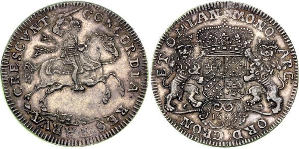 2 Ducaton Республика Соединённых провинций (1581 - 1795) Серебро 