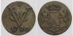 2 Duit Netherlands / Indonesia Copper 
