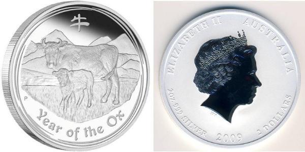 2 Dólar Australia (1939 - ) Plata 