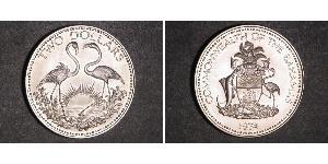 2 Dólar Bahamas Plata 