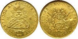 2 Escudo Argentinien (1861 - ) Gold 