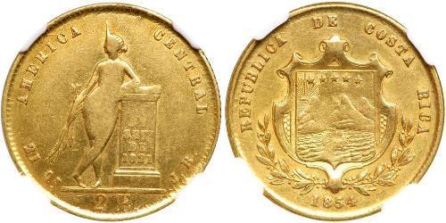 2 Escudo Costa Rica Gold 