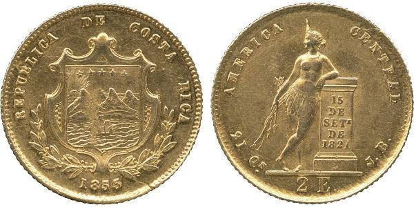 2 Escudo Costa Rica Gold 