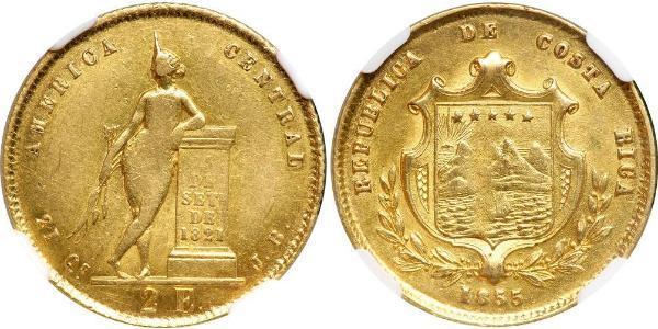 2 Escudo Costa Rica Gold 