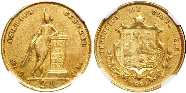 2 Escudo Costa Rica Gold 