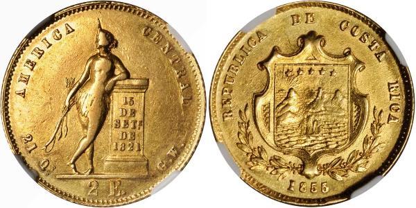 2 Escudo Costa Rica Gold 