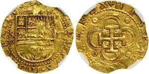 2 Escudo Habsburg Empire (1526-1804) / Spain Gold Philip II of Spain (1527-1598)