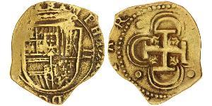 2 Escudo Habsburg Empire (1526-1804) / Spain Gold Philip II of Spain (1527-1598)