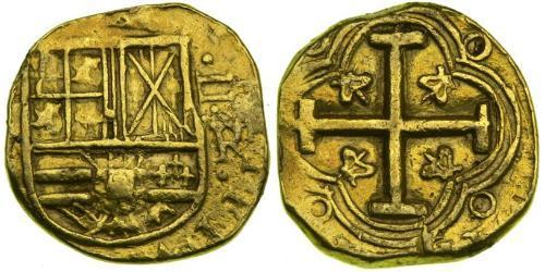 2 Escudo New Kingdom of Granada (1549 - 1739) Gold Philip IV of Spain (1605 -1665)