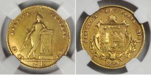 2 Escudo Costa Rica Or 