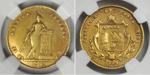 2 Escudo Costa Rica Or 