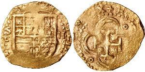 2 Escudo Habsburg Empire (1526-1804) / Spanien Or Philippe II d