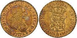 2 Escudo Nouvelle-Espagne (1519 - 1821) Or Ferdinand VI d
