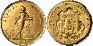 2 Escudo Costa Rica Oro 