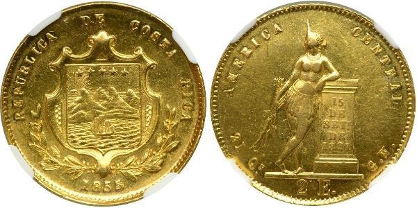 2 Escudo Costa Rica Oro 