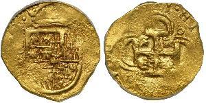 2 Escudo Spagna degli Asburgo (1506 - 1700) Oro Filippo III di Spagna (1578-1621)