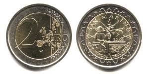 2 Euro Saint-Marin Bilame 