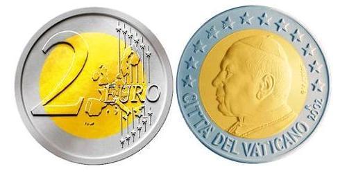 2 Euro Vatican (1926-) Bilame John Paul II (1920 - 2005)