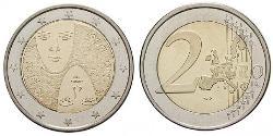 2 Euro Finlandia (1917 - ) Bimetal 