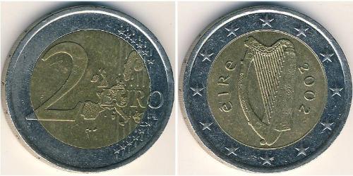 2 Euro Ireland (1922 - ) Bimetal 