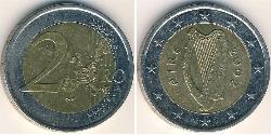 2 Euro Irlanda (1922 - ) Bimetal 