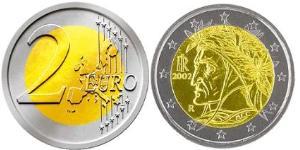 2 Euro Italia Bimetal 